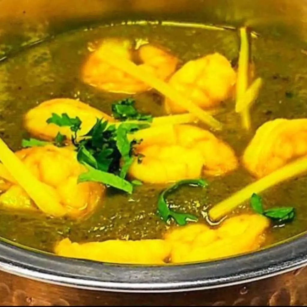 Prawn Green Masala
